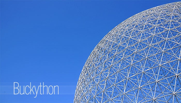 Buckython : réinventer la Biosphère de Buckminster Fuller en 48h