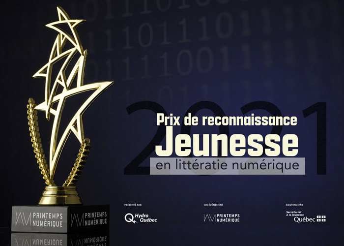 Appel de candidatures : Prix de reconnaissance Jeunesse en littératie numérique 2021