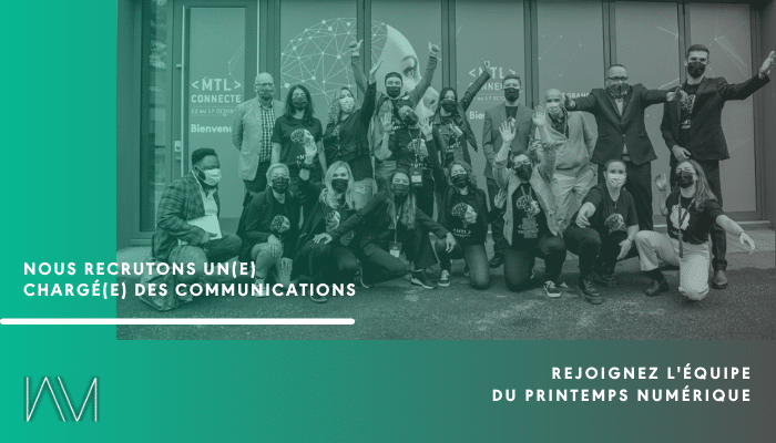 Offre d'emploi : chargé(e) des communications