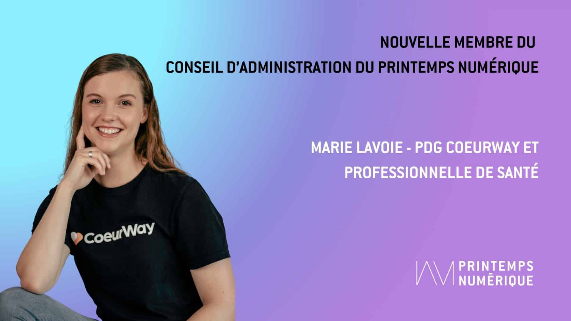 UN NOUVEAU TALENT REJOINT LE CONSEIL D'ADMINISTRATION DU PRINTEMPS NUMÉRIQUE