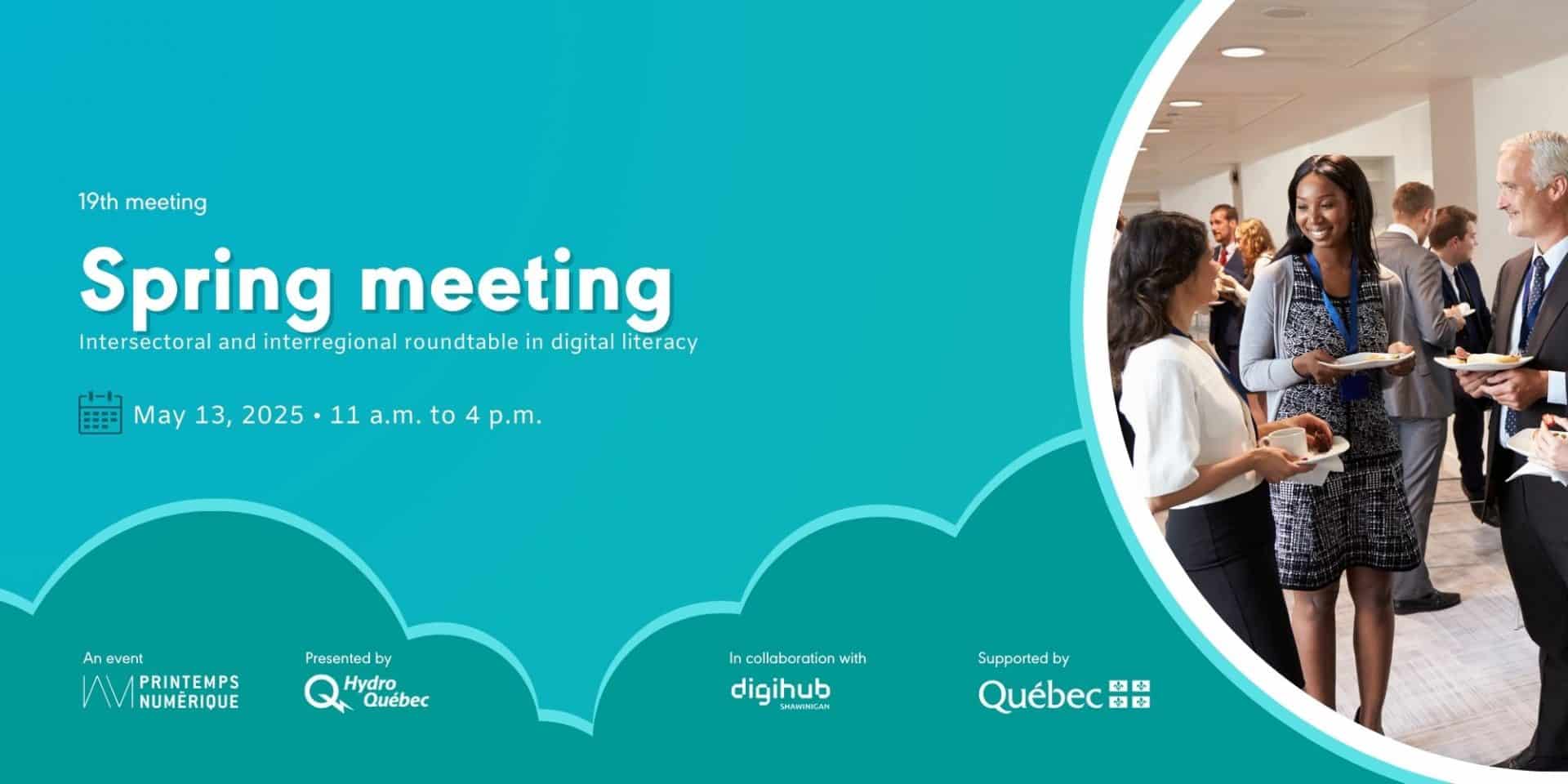 Spring meeting in Shawinigan: uniting Quebec players to advance digital literacy